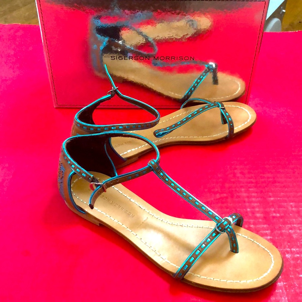 Sigerson Morrison thong sandals, size 8 1/2